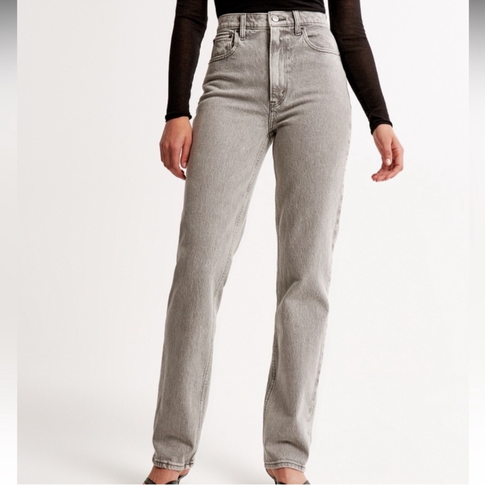 Abercrombie & Fitch Gray Women's Jeans